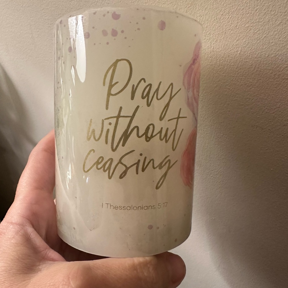 Inspirational battery candle